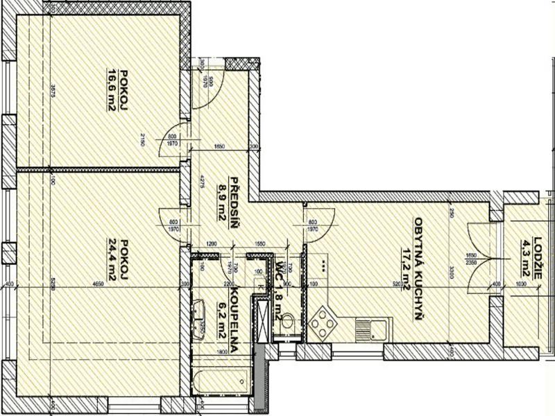Nový byt 3+kk + garáž do družstevního nebo osobního vlastnictví 75 m2 (113/2A)